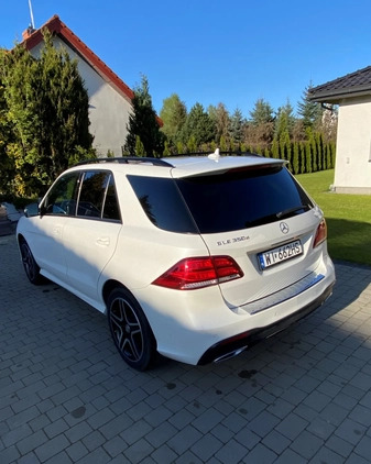 Mercedes-Benz GLE cena 195300 przebieg: 124800, rok produkcji 2016 z Warszawa małe 407